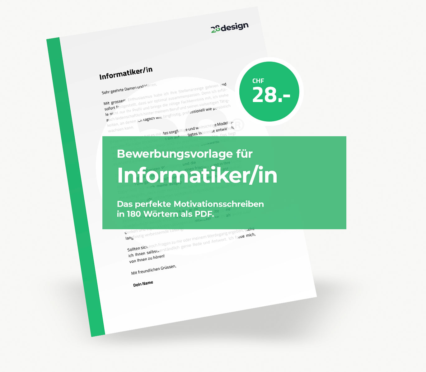 Bewerbung Als Informatiker In Text Word Vorlage Muster Jetzt Downloaden