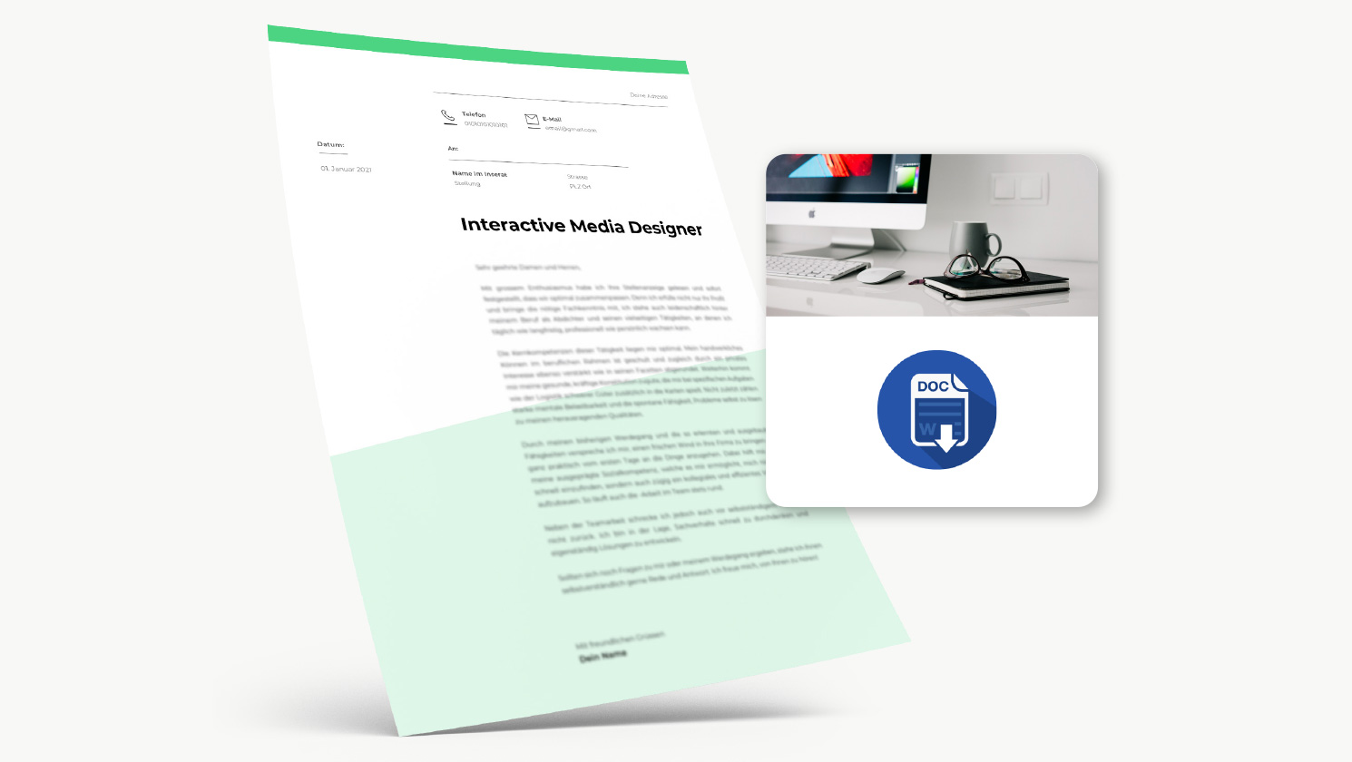 Bewerbung Interactive Media Designer