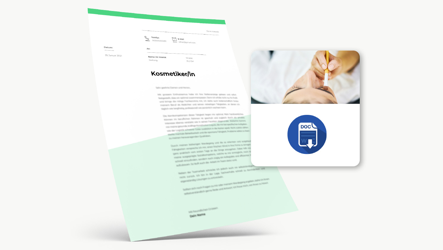Bewerbung Kosmetiker/in