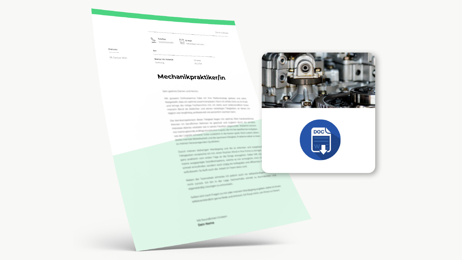 Bewerbung Mechanikpraktiker/in