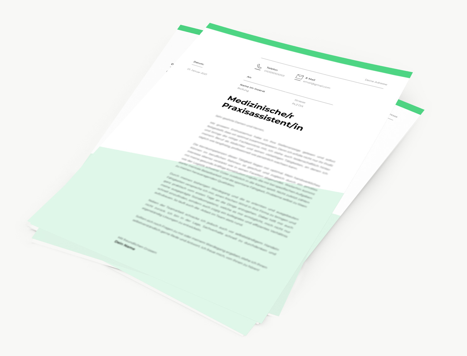 Bewerbung Medizinische/r Praxisassistent/in