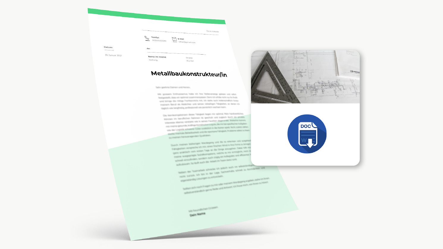 Bewerbung Metallbaukonstrukteur/in