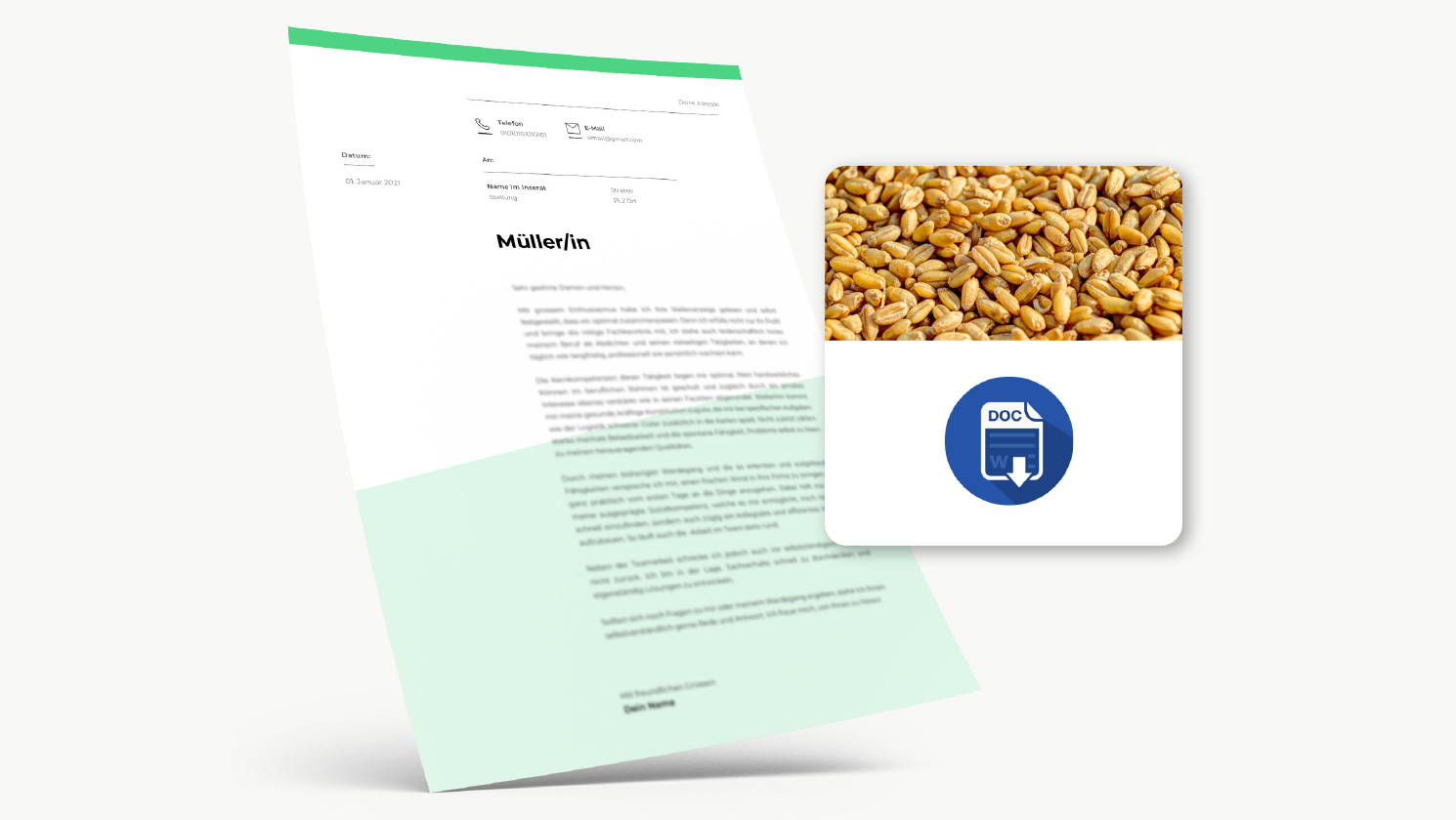 Bewerbung Müller/in