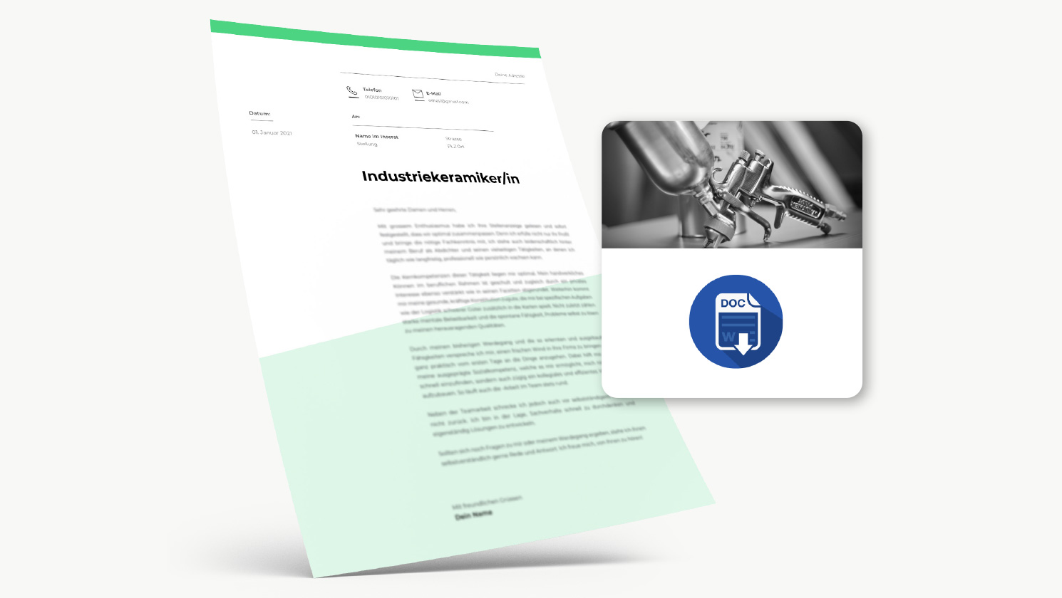 Bewerbung Industrielackierer/in