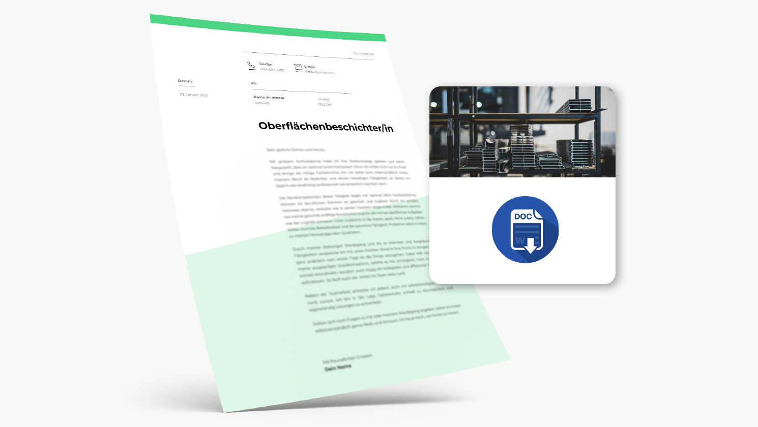 Bewerbung Oberflächenbeschichter/in