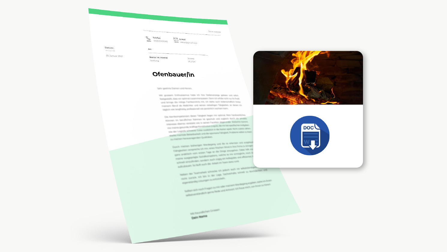Bewerbung Ofenbauer/in