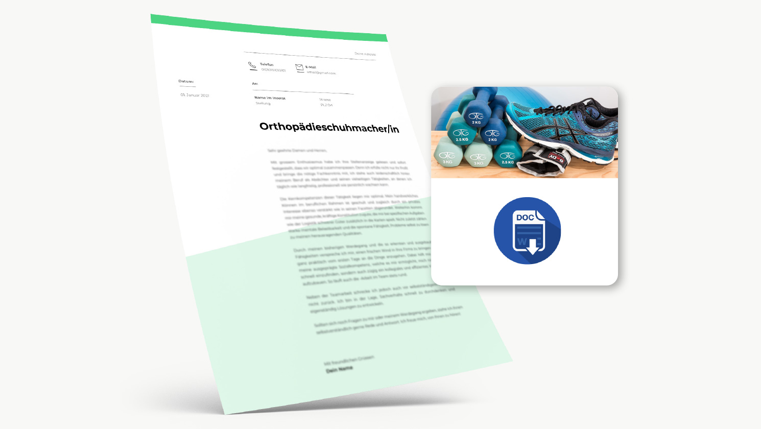Bewerbung Orthopädieschuhmacher/in