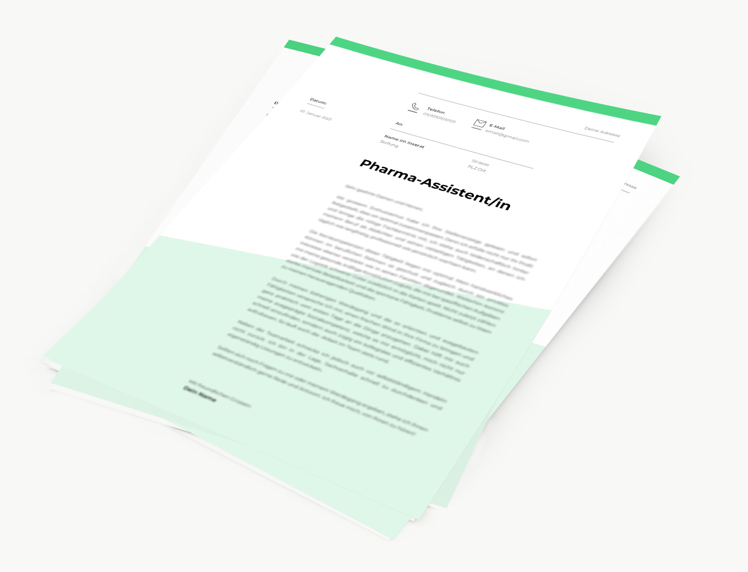 Bewerbung Pharma-Assistent/in