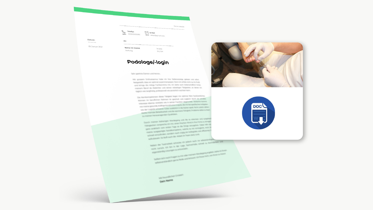 Bewerbung Podologe/-login