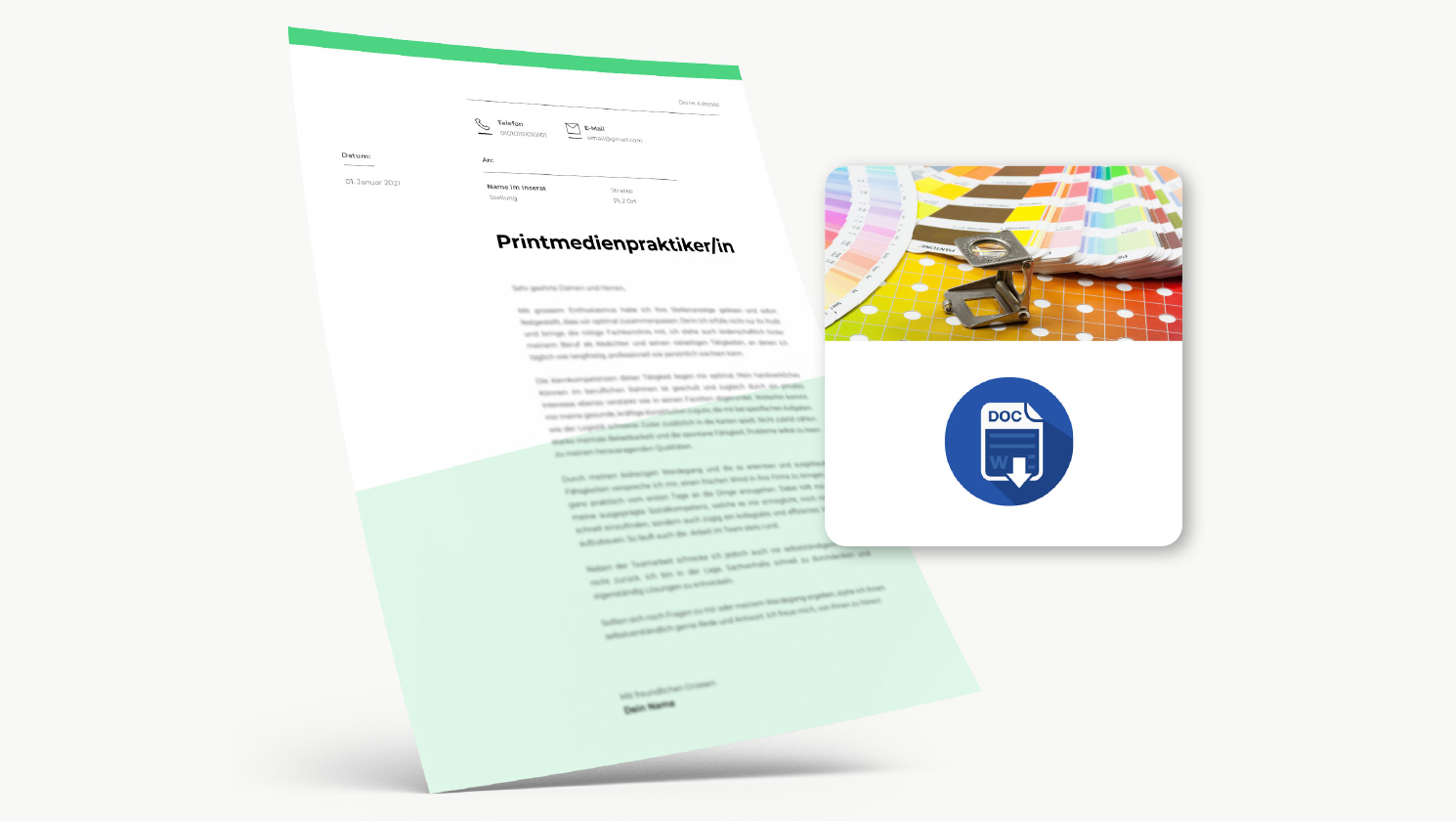 Bewerbung Printmedienpraktiker/in