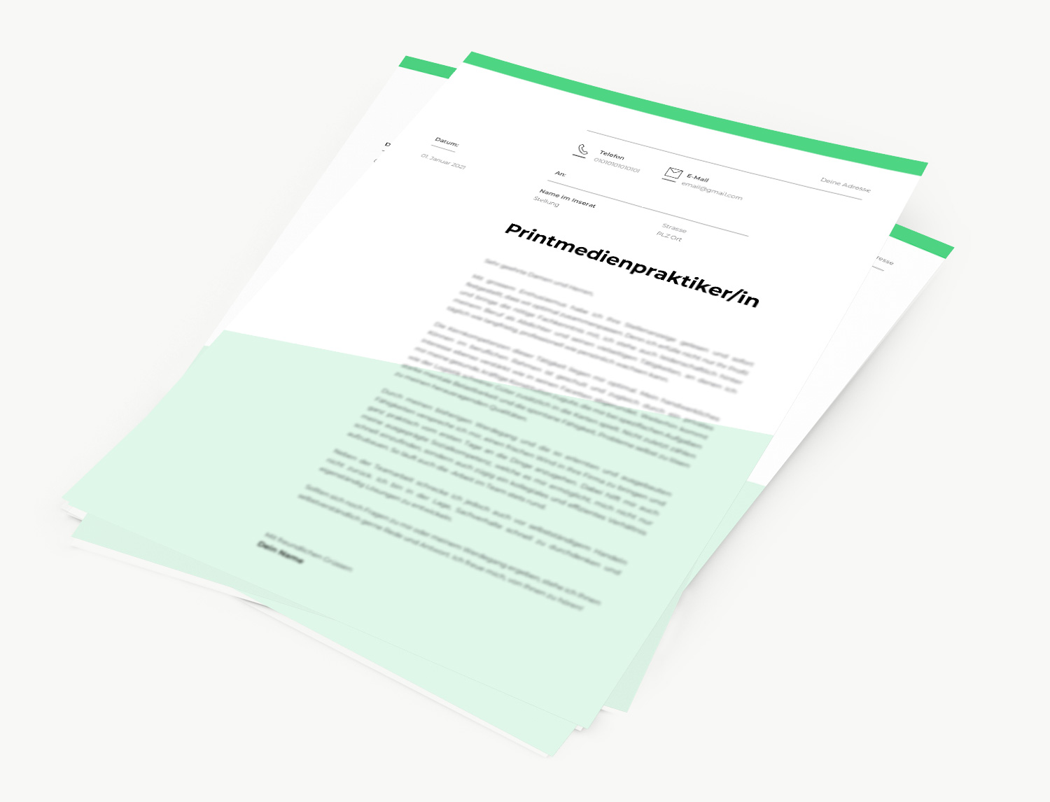 Bewerbung Printmedienpraktiker/in