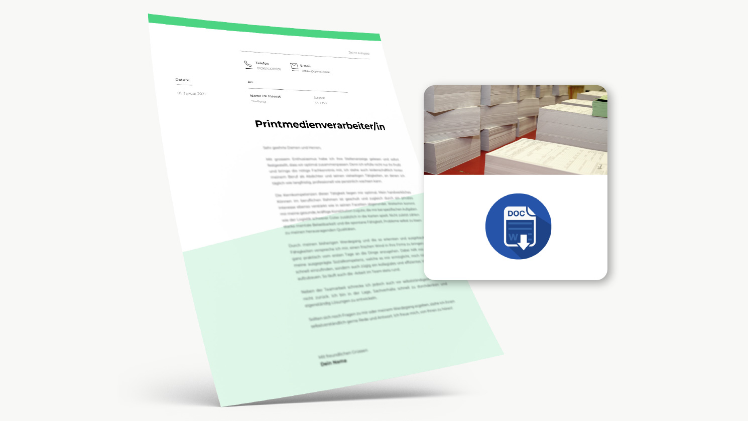 Bewerbung Printmedienverarbeiter/in