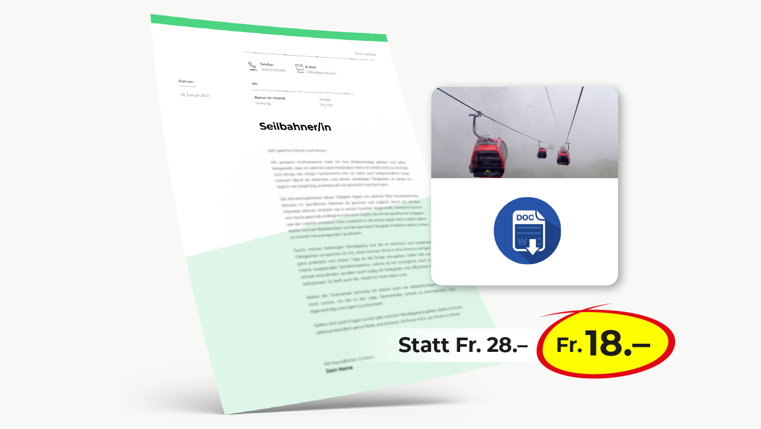 Bewerbung Seilbahner/in