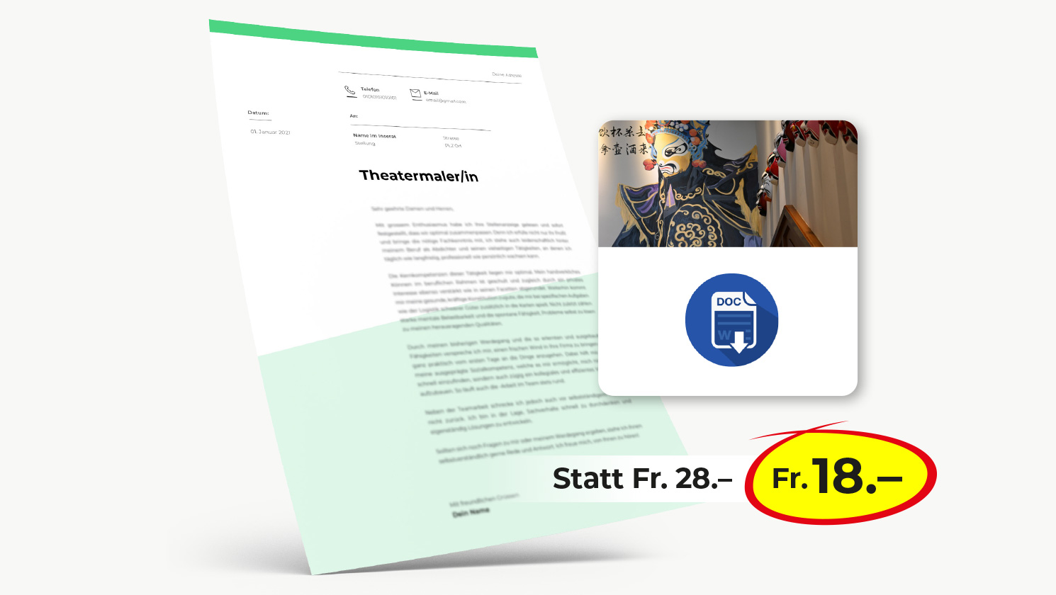 Bewerbung Theatermaler/in