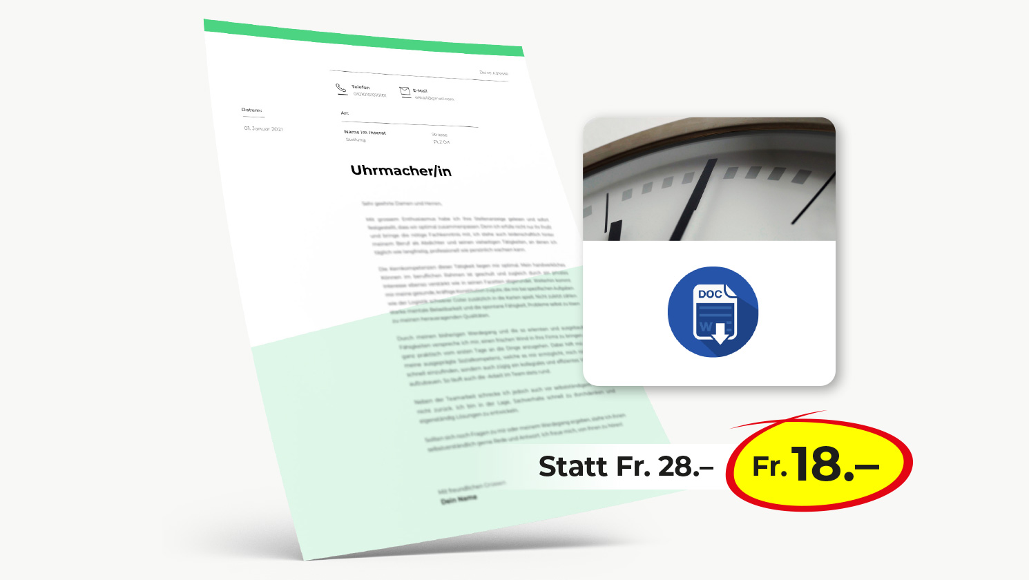 Bewerbung Als Uhrmacher/in 🤩 | Deine Vorlage | Muster