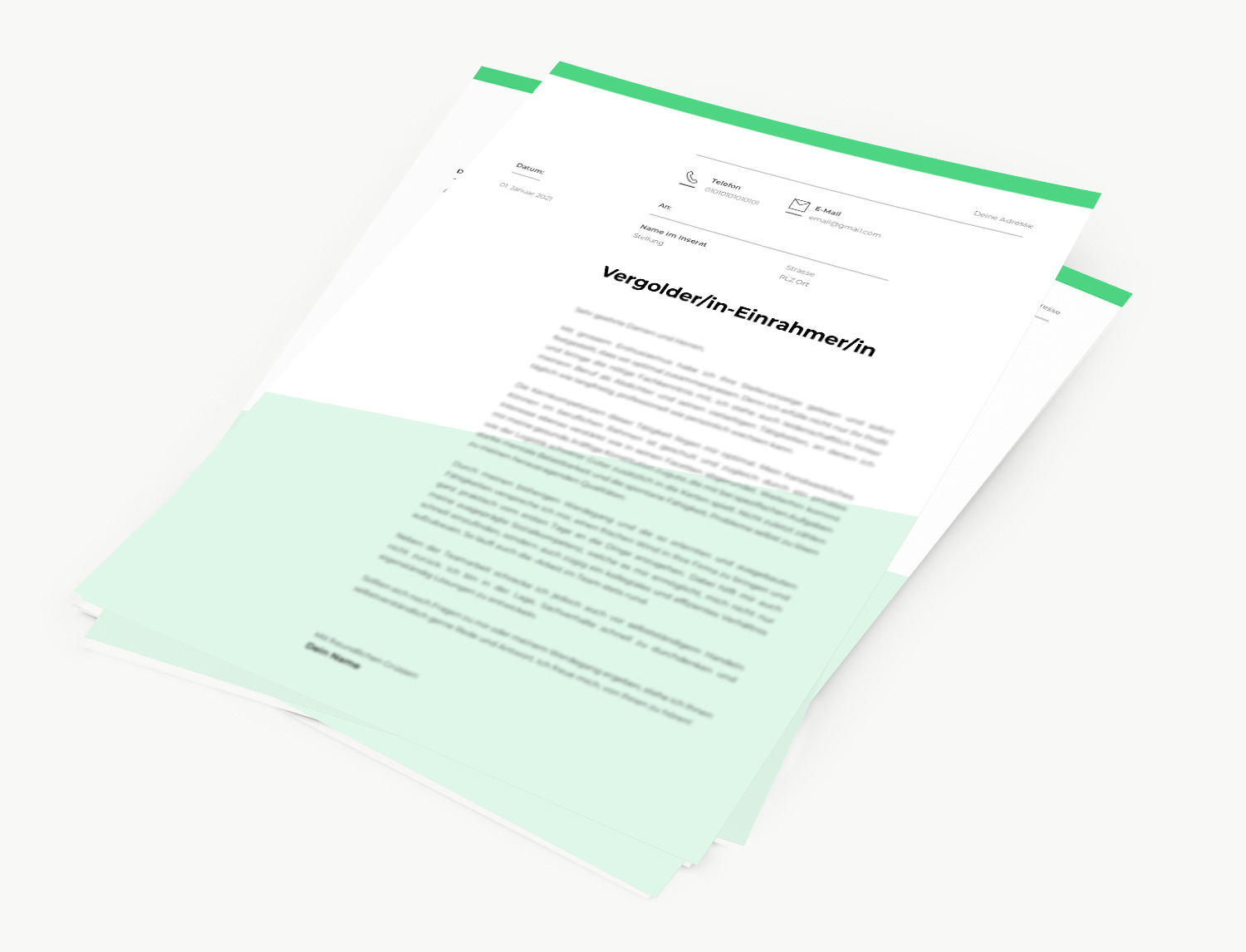 Bewerbung Vergolder/in-Einrahmer/in